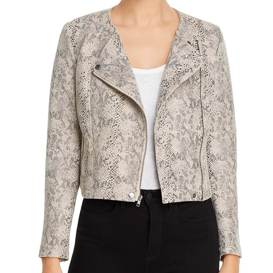 Cupcakes & Cashmere Snake-Print Faux Suede